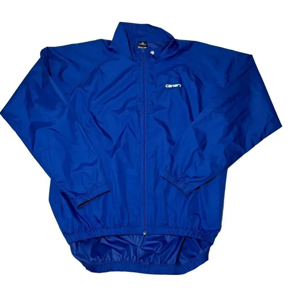 Men’s Canari windbreaker blue jacket size 2XL